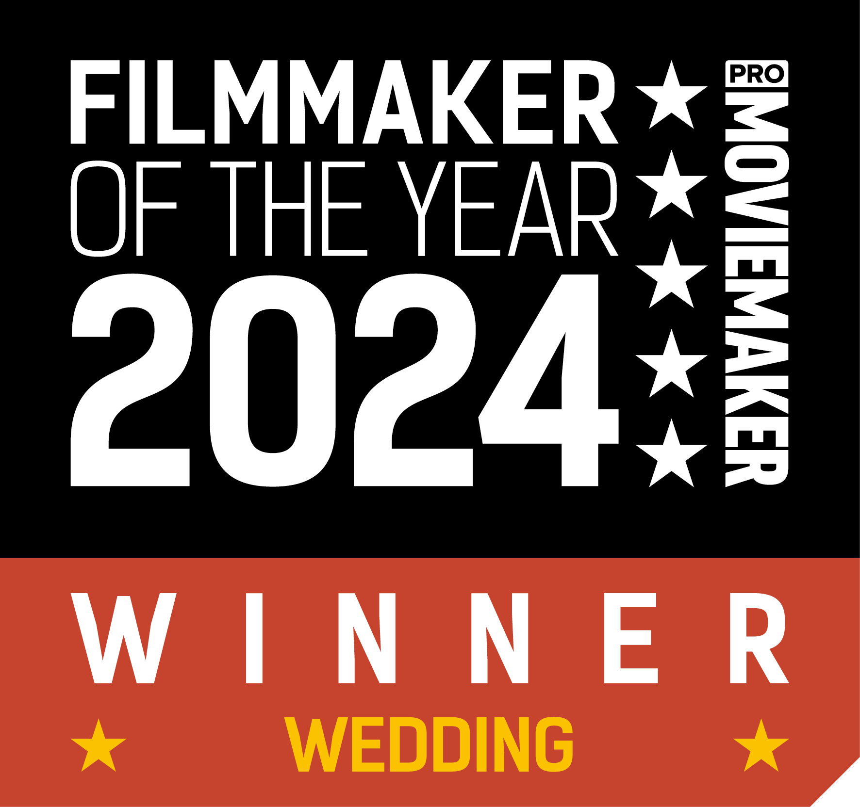 “FILMMAKER OF THE YEAR 2024 PRO MOVIEMAKER MAGAZINE”